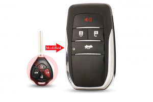 Μετατροπή Flip Σε Νέο Κέλυφος Κλειδιού Για Toyota Reiz-Camry-Rav4-Yaris-Corolla-4Runner-Avlon Με 4 Κουμπιά & Λάμα TOY43