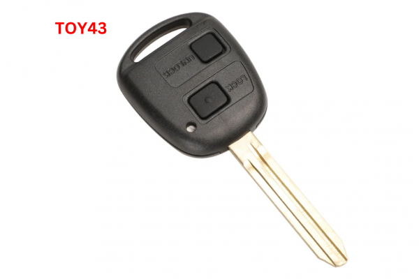 Κέλυφος Κλειδιού Για Toyota Camry-Rav4-Corolla-Prado-Yaris-Tarago-Cruiser Με 2 Κουμπιά - Λάμα TOY43