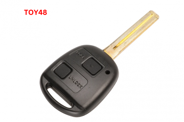 Κέλυφος Κλειδιού Για Toyota Camry-Rav4-Corolla-Prado-Yaris-Tarago-Cruiser Με 2 Κουμπιά - Λάμα TOY48
