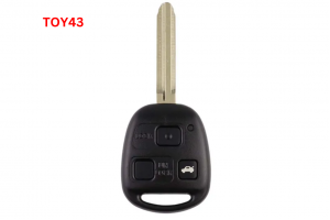 Κέλυφος Κλειδιού Για Toyota Camry-Rav4-Corolla-Prado-Yaris-Tarago-Cruiser Με 3 Κουμπιά - Λάμα TOY43