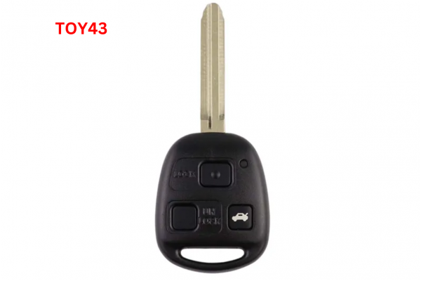 Κέλυφος Κλειδιού Για Toyota Camry-Rav4-Corolla-Prado-Yaris-Tarago-Cruiser Με 3 Κουμπιά - Λάμα TOY43