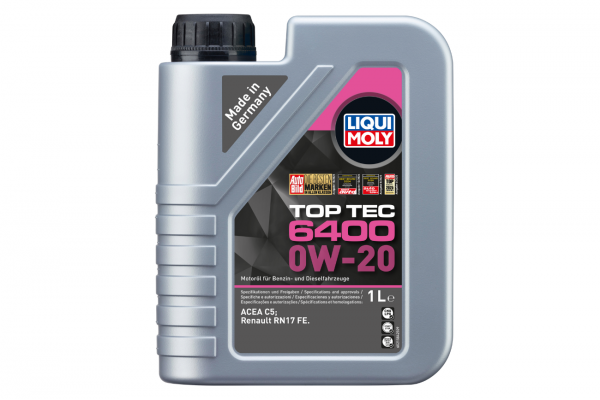 Liqui Moly Top Tec 6400 0W-20 Συνθετικό Λάδι Κινητήρα 1 L - 21584 Liqui Moly Top Tec 6400 0W-20 Συνθετικό Λάδι Κινητήρα 1 L - 21584