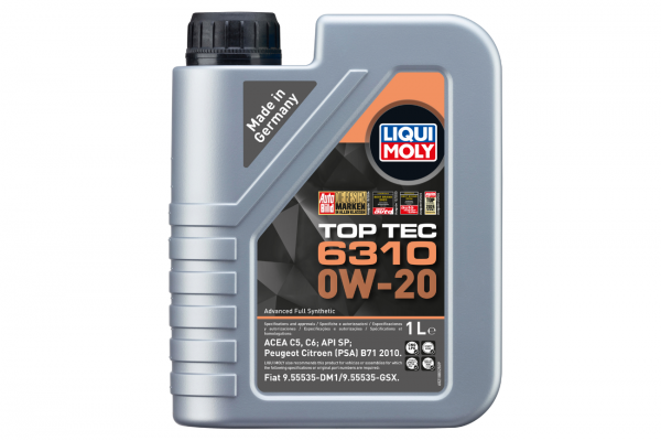 Liqui Moly Top Tec 6310 0W-20 Συνθετικό Λάδι Κινητήρα 1 L - 21880 Liqui Moly Top Tec 6310 0W-20 Συνθετικό Λάδι Κινητήρα 1 L - 21880