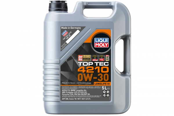 Liqui Moly Top Tec 4210 0W-30 Συνθετικό Λάδι Κινητήρα 5 L - 21605 Liqui Moly Top Tec 4210 0W-30 Συνθετικό Λάδι Κινητήρα 5 L - 21605