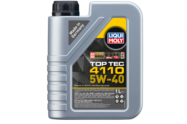 Liqui Moly Top Tec 4110 5W-40 Συνθετικό Λάδι Κινητήρα 1 L - 21478