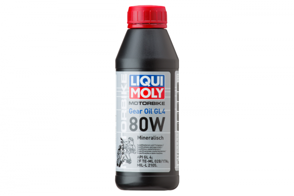 Liqui Moly Motorbike Gear Oil GL4 80W 500ml Λάδι Κιβωτίου Ταχυτήτων Μοτοσυκλέτας 80W (GL4) 500 ml - 1617