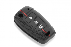 Wevora Κάλυμμα Σιλικόνης Μαύρο-Κόκκινο Για Hyundai Tucson-Accent-Solaris-Elantra-I30-I35-I40-Kona-Celesta-Sonata-Creta Με 3 Κουμπιά Wevora Κάλυμμα Σιλικόνης Μαύρο-Κόκκινο Για Hyundai Tucson-Accent-Solaris-Elantra-I30-I35-I40-Kona-Celesta-Sonata-Creta Με 3 Κουμπιά