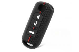 Wevora Κάλυμμα Σιλικόνης Μαύρο-Κόκκινο Για Mazda M3-M6-CX-3-CX-5-Axela-Atenza Με 3 Κουμπιά Wevora Κάλυμμα Σιλικόνης Μαύρο-Κόκκινο Για Mazda M3-M6-CX-3-CX-5-Axela-Atenza Με 3 Κουμπιά