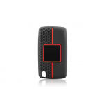 Wevora Κάλυμμα Σιλικόνης Μαύρο-Κόκκινο Για Citroen C3 C4 C5 C6 - Peugeot 307 308 407 408 Με 3 Κουμπιά
