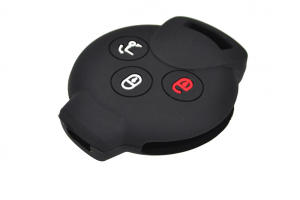 Κάλυμμα Σιλικόνης Για Smart Fortwo 451 Με 3 Κουμπιά