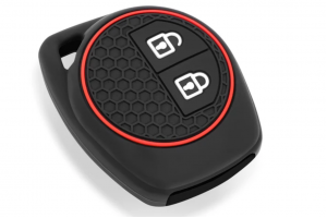 Wevora Κάλυμμα Σιλικόνης Μαύρο-Κόκκινο Για Suzuki Swift-SX4-Alto-Vitara-Ignis-Grand-Splash-Agila Με 2 Κουμπιά  Wevora Κάλυμμα Σιλικόνης Μαύρο-Κόκκινο Για Suzuki Swift-SX4-Alto-Vitara-Ignis-Grand-Splash-Agila Με 2 Κουμπιά