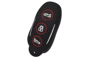 Wevora Κάλυμμα Σιλικόνης Μαύρο-Κόκκινο Για Tesla Model X 75D 90D 100D 