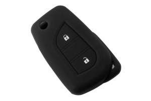 Κάλυμμα Σιλικόνης Για Toyota Aygo-Yaris-Highlander-Camry-Rav4 Με 2 Κουμπιά