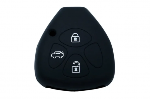 Κάλυμμα Σιλικόνης Για Toyota Auris-HiLux-Corolla-Fortuner-Prado-Verso-Camry-Yaris Με 3 Κουμπιά