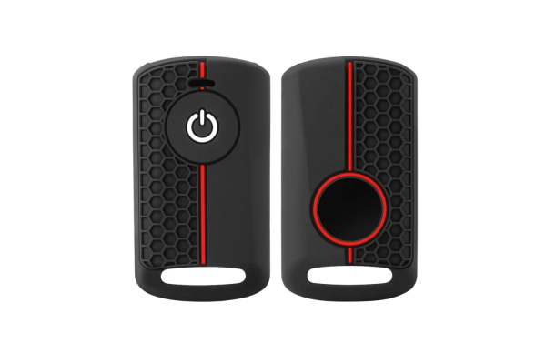 Wevora Κάλυμμα Σιλικόνης Μαύρο-Κόκκινο Για Yamaha XMax-125-250-309-300-400 Με 1 Κουμπιά