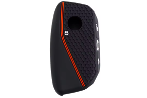 Wevora Κάλυμμα Σιλικόνης Μαύρο-Κόκκινο Για Κλειδί BMW iX1-iX2-iX-XM-X1-X2-X3-X5-X6-X7-M5-i5-i7 Με 3 Κουμπιά