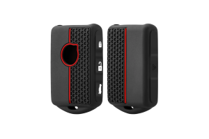 Wevora Κάλυμμα Σιλικόνης Μαύρο-Κόκκινο Για Volvo XC60-XC40-XC90-S90-V60-S60-V90 Με 3 Κουμπιά