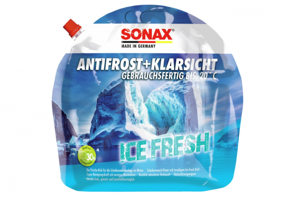 Sonax AntiFrost & Clear View Ice Fresh - Αντιψυκτικό Καθαριστικό Παρμπρίζ -20°C - 3L - 01334410