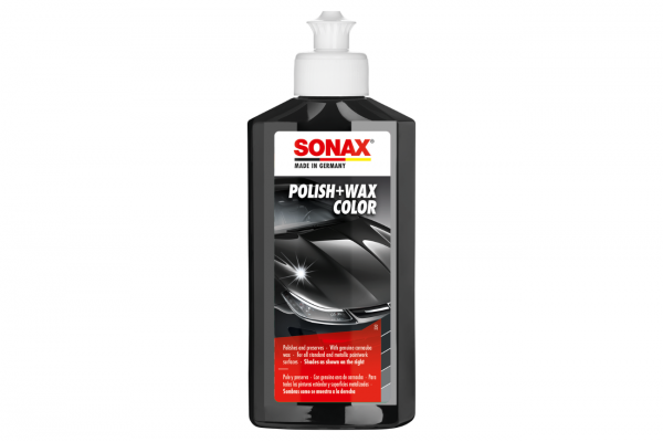 Sonax Polish & Wax Color Nano Pro Black - Γυαλιστικό με Κερί Μαύρο - 250ml - 02961410