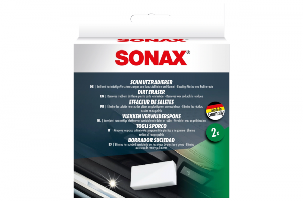 Sonax Dirt Eraser Sponge - Μαγικό Σφουγγάρι Αφαίρεσης Βρωμιάς - 2 Τεμ - 04160000