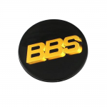 Αυτοκόλλητο Κεραμικό Κέντρου Ζάντας Για BBS Μαύρο-Χρυσό 56mm 1 Τεμάχιο