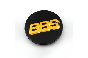 Αυτοκόλλητο Κεραμικό Κέντρου Ζάντας Για BBS Μαύρο-Χρυσό 65mm 1 Τεμάχιο