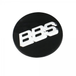 Αυτοκόλλητο Κεραμικό Κέντρου Ζάντας Για BBS Μαύρο-Ασημί 65mm 1 Τεμάχιο