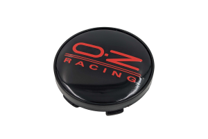 Τάπα Κέντρου Ζάντας Για OZ-Racing Μαύρο-Κόκκινο 60mm 1 Τεμάχιο 
