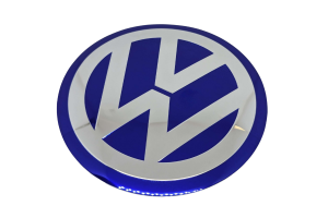 Αυτοκόλλητο Κέντρου Ζάντας Για Volkswagen 90mm Μπλέ 1 Τεμάχιο 