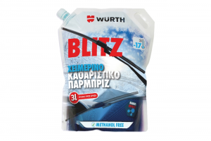 Wurth Winter Windshield Cleaner Blitz - Καθαριστικό Παρμπρίζ Χειμερινό -17 °C - 3L - 0892332876