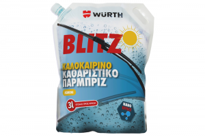 Wurth Blitz Windshield Cleaner – Καλοκαιρινό Καθαριστικό Παρμπρίζ – 3L – 0892333406