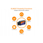 Bluetooth OBD2 V2.1 Ασύρματο Διαγνωστικό Βλαβών Αυτοκινήτου ELM327 - Android & Windows