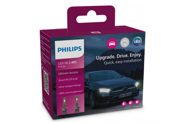 Philips Ultinon Pro5000 H1 LED 12V 20W 11258U2500CX – Σετ 2τμχ