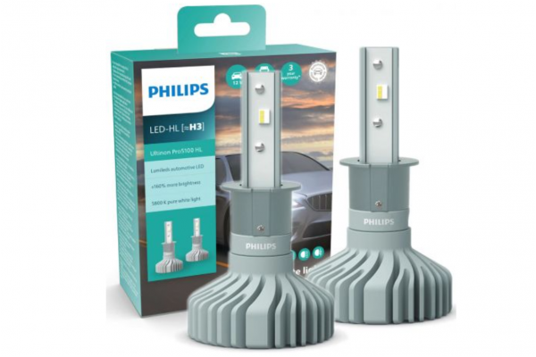 Philips Ultinon Essential H3 LED 12V 11336U51X2 – Σετ 2τμχ