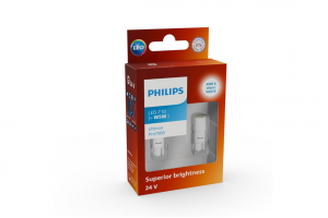 Philips Ultinon Pro7000 W5W LED 24V 4000K 24961WU70X2 – 2 τεμάχια
