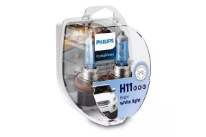 Philips H11 CrystalVision 12V 55W 12362CVSM – 2 τεμ. + 2 W5W