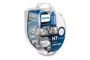 Philips DiamondVision H7 Αλογόνου 12V 55W 5000K 12972DVS2 – Σετ 2τμχ