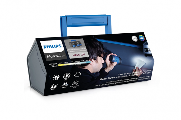Philips MDLS CRI MatchLine LPL403MODX1 – Φορητή LED Λάμπα Εργασίας 3 Modules – 1 τεμ