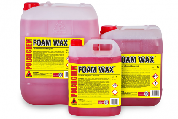 Polarchem Foam Wax Σαμπουάν Για Χρήση Στο Χέρι 4L