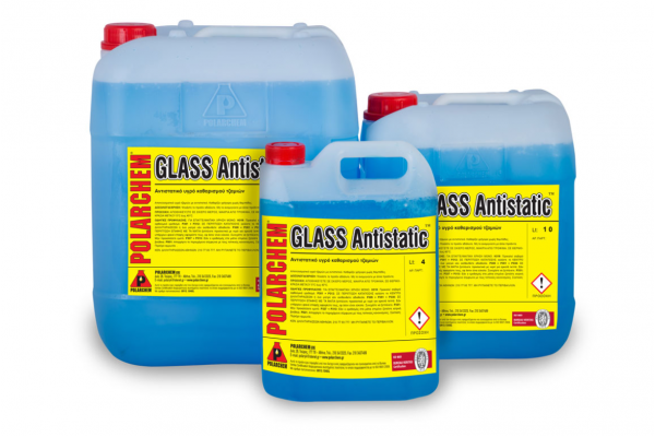 Polarchem Glass Antistatic - Αντιστατικό Υγρό Καθαρισμού Τζαμιών 10L