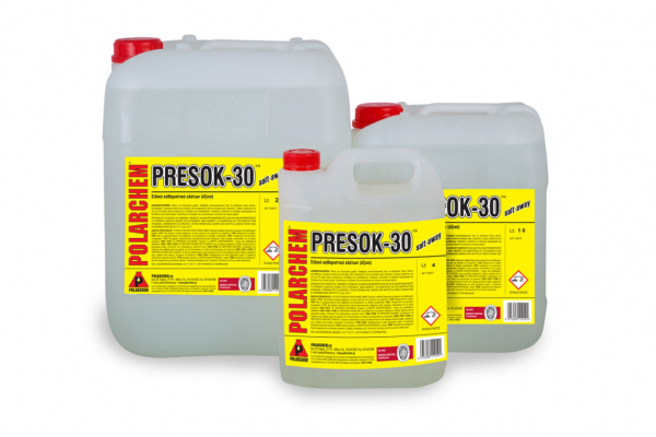 Polarchem PRESOC-30 Όξινο Καθαριστικό Αλάτων - Τσιμέντων - Πλακιδίων 20L