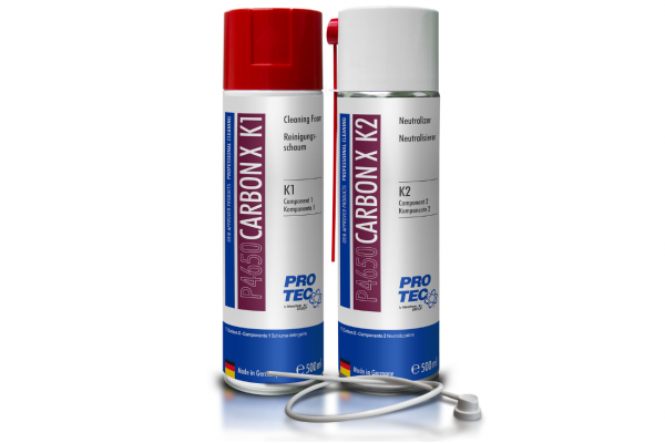Pro-Tec Carbon X K1+K2 - Επαγγελματικό Σύστημα Καθαρισμού Θαλάμου Καύσης & Βαλβίδων - 2x500ml - P4650
