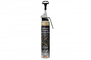Pro-Tec Silicone Sealing Compound Black - Φλαντζόκολλα Μαύρη Υψηλής Θερμοκρασίας - 200ml - P9772