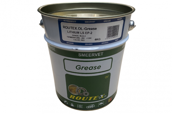 Routex Γράσο Λιθίου Lithium LS EP-2 NLGI-2 4Kg - Κόκκινο