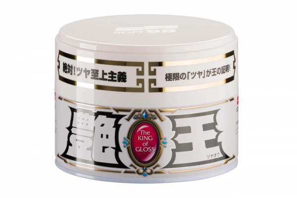 Soft99 The King of Gloss White Σκληρό Κερί για Ανοιχτά Χρώματα 300gr