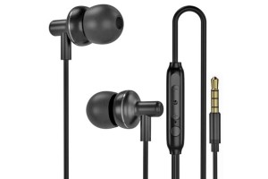 XO EP35 Metal In-ear Handsfree με Βύσμα 3.5mm Μαύρο