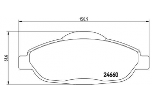 ΣΕΤ ΤΑΚ.ΕΜ.P308 1.4/1.6 16V BREMBO