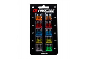 Επίπεδες ασφάλειες διχαλώτες 10 τεμαχίων- 0001FB-BL10