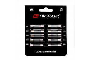 Γυάλινη Ασφάλεια Αυτοκινήτου 32mm Σετ 10τμχ 