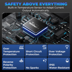 TOPDON TB6000Pro Smart Φορτιστής & Συντηρητής Μπαταρίας Αυτοκινήτου 6/12V